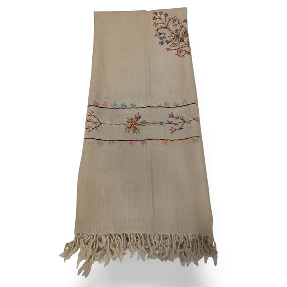 Shаwl Соmраnу Accessories - Handmade Women's Pashmina Wool Oversized Shawl Wrap Handstiched Design Large🐹